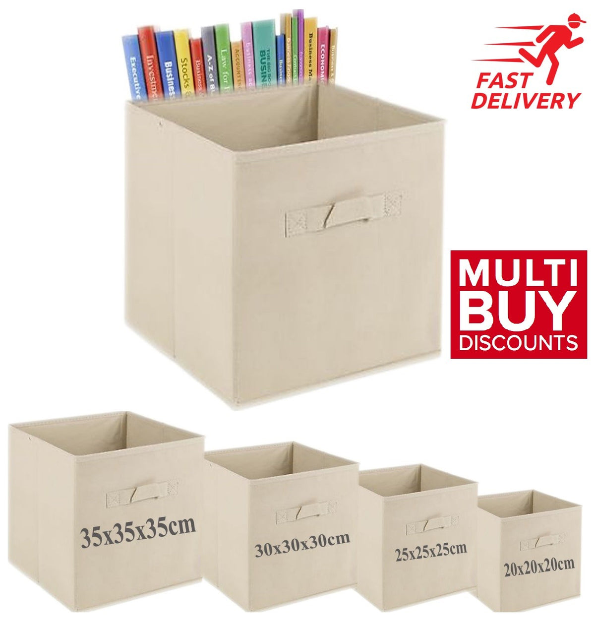 Foldable Storage Boxes Collapsible Box Boxes Home Clothes Organizer Fabric Cube