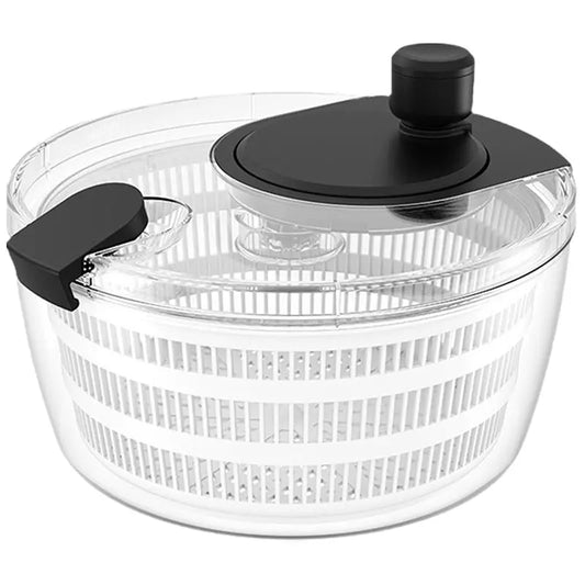 Fruit & Veggie Dryer Salad Spinner with Built-In Strainer
