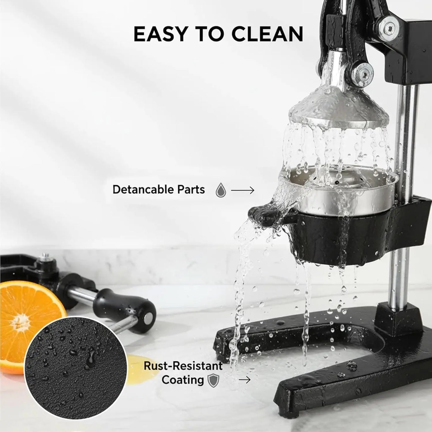 SAEIV Cast Iron Manual Citrus Juicer & Lemon Squeezer