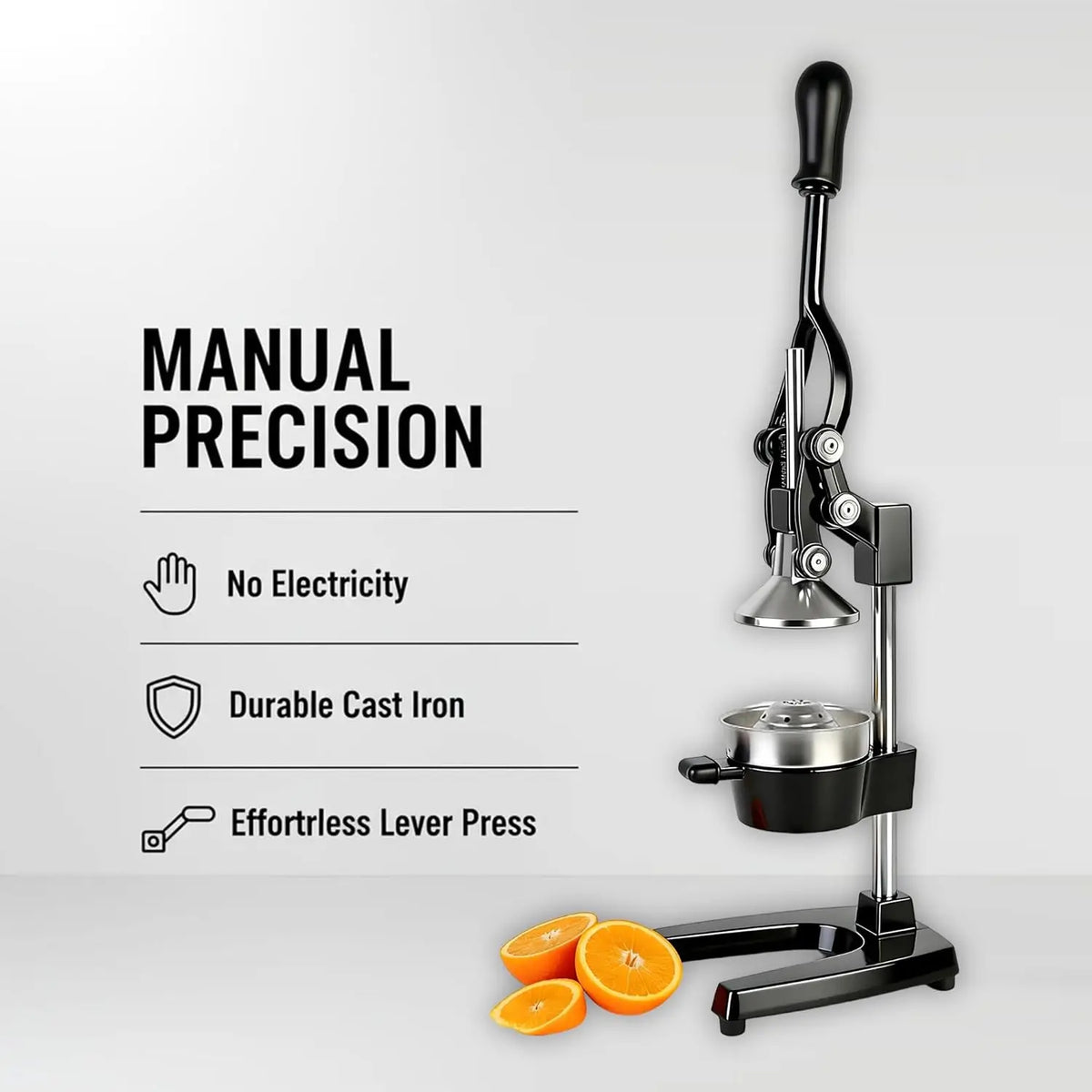 SAEIV Cast Iron Manual Citrus Juicer & Lemon Squeezer