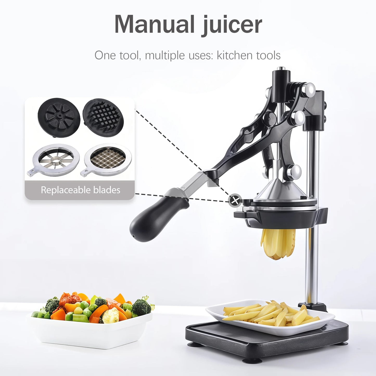 SAEIV Cast Iron Manual Citrus Juicer & Lemon Squeezer
