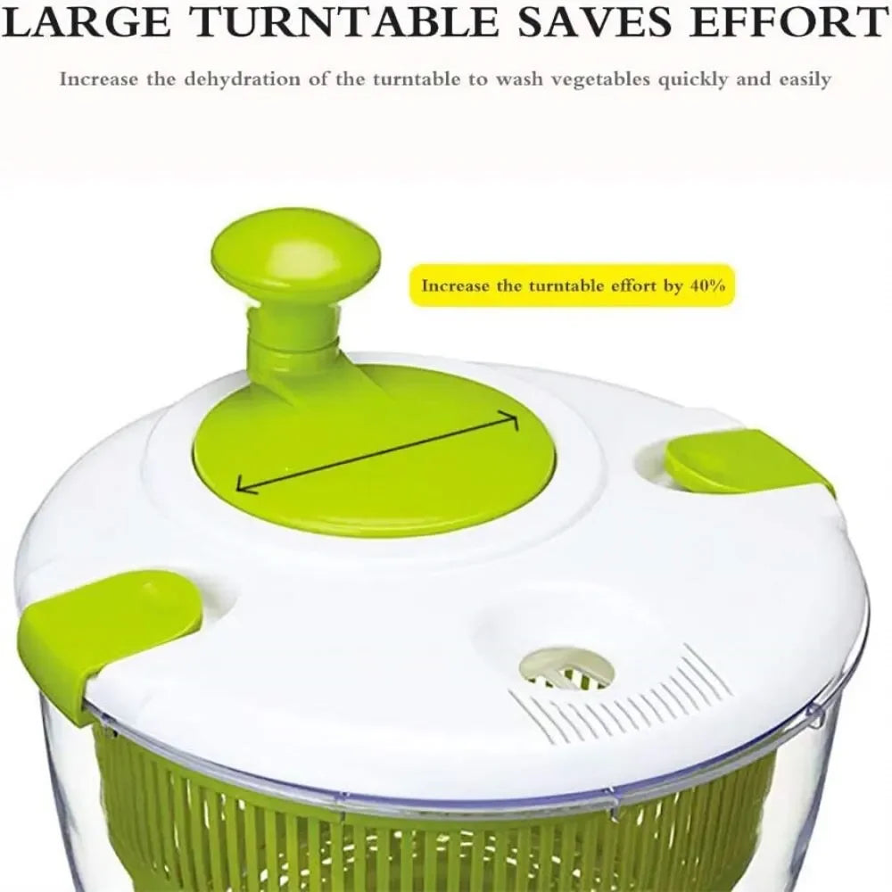 Multifunction Manual Salad Spinner & Vegetable Dehydrator
