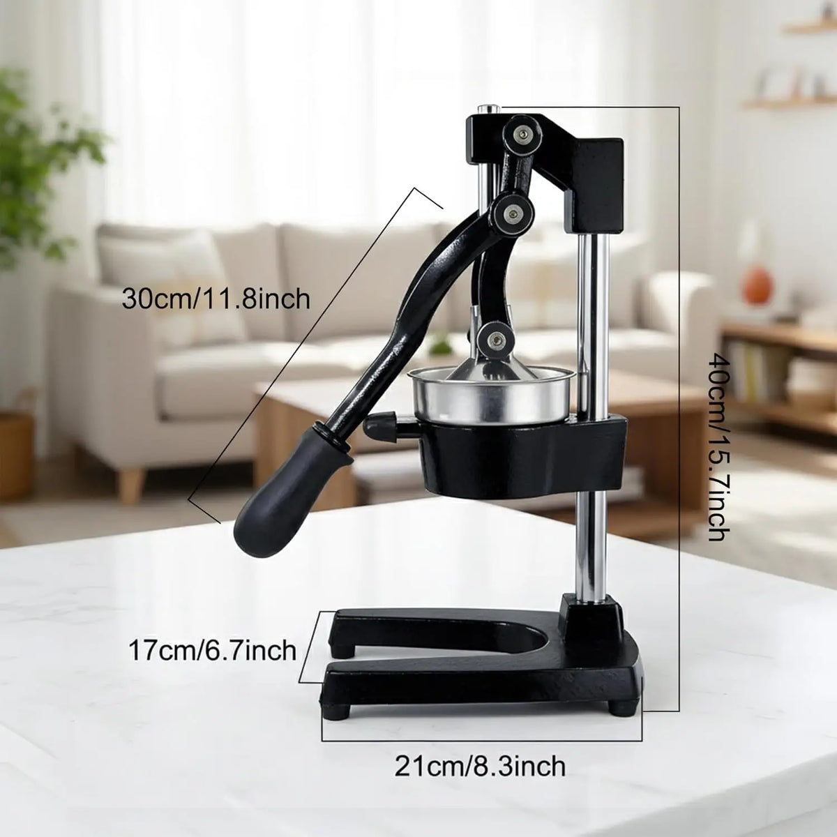 SAEIV Cast Iron Manual Citrus Juicer & Lemon Squeezer