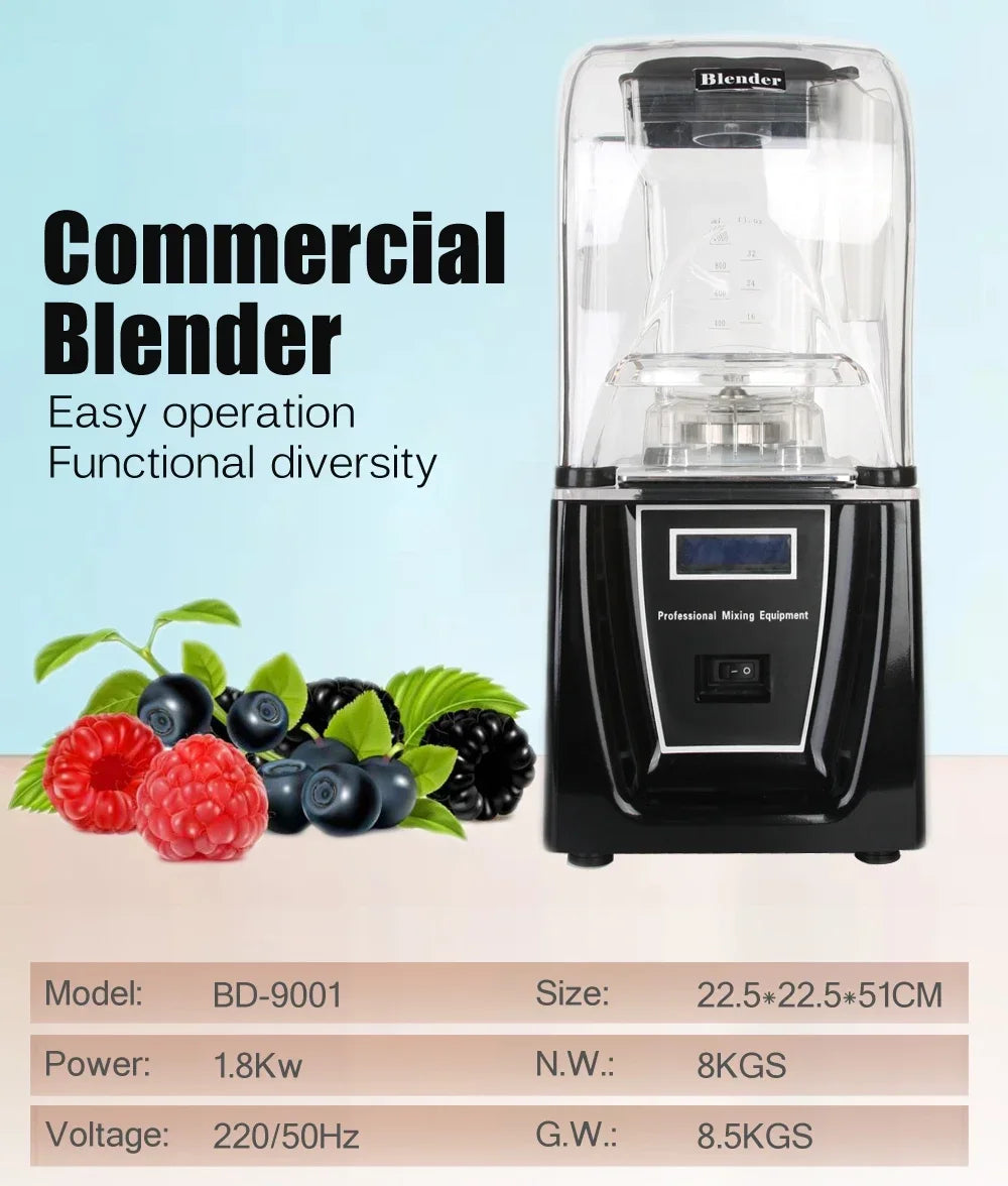 HomeWise 9001 Professional Power Blender 2200W, 2L