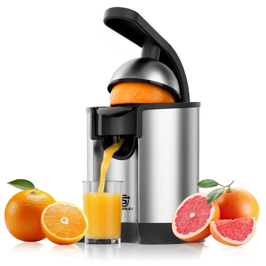 SUPERLEX Electric Citrus Juicer, 60W Stainless Steel