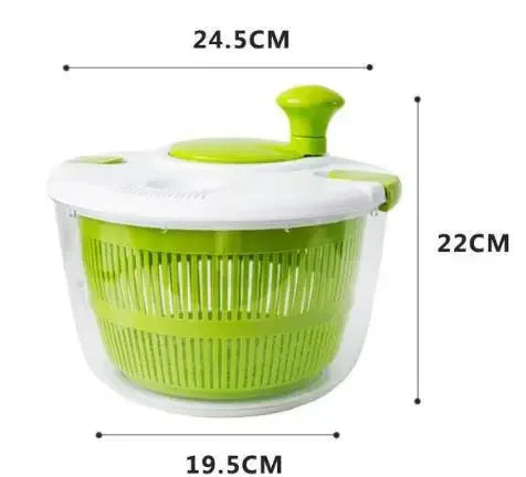 Multifunction Manual Salad Spinner & Vegetable Dehydrator
