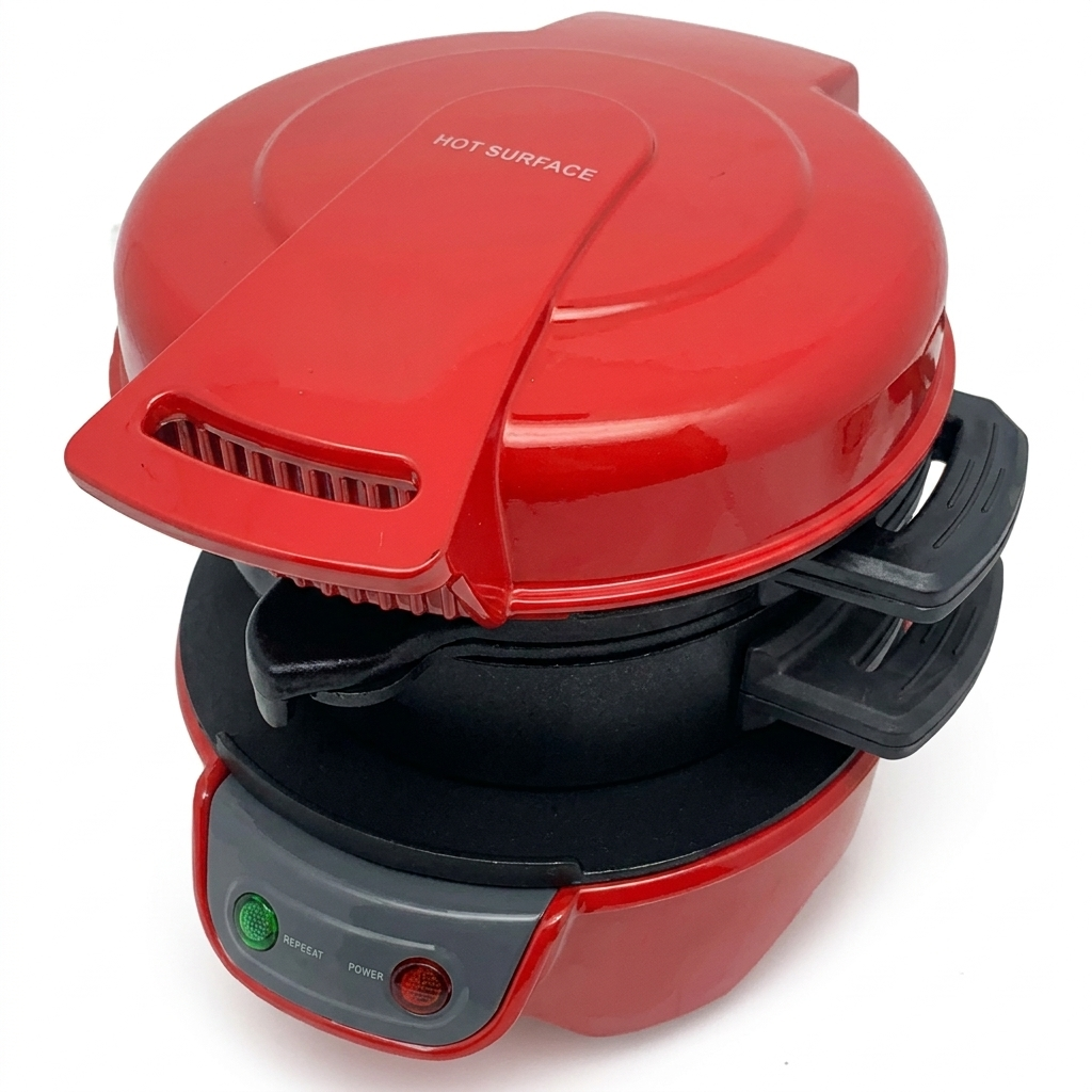 4-in-1 Breakfast Sandwich Maker and Egg Cooker on white background